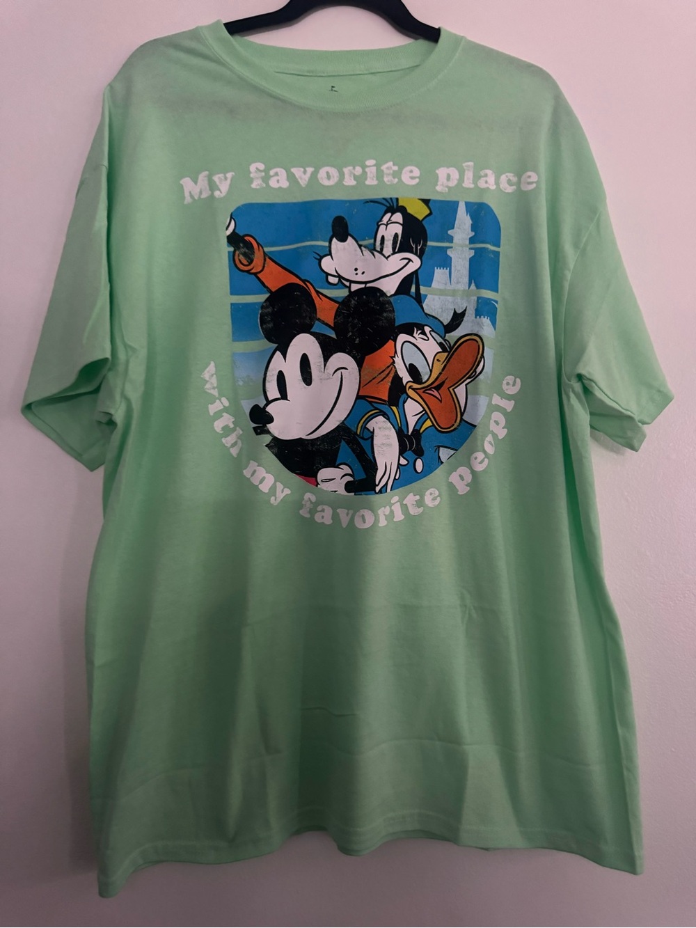 Disney Mint Green Logo Tee